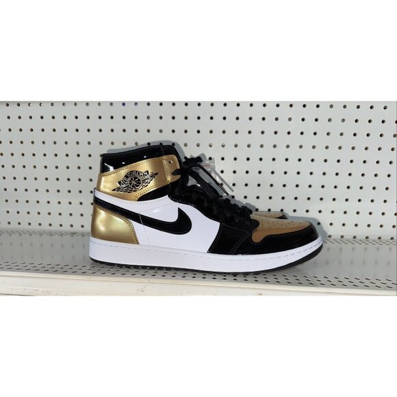 Air Jordan 1 High G Gold Toe Mens Spikeless Golf Shoes Size 13 DQ0660-002